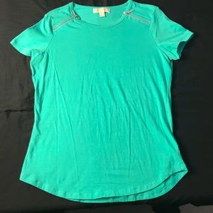 Michael Kors Tee with Silver Zippers